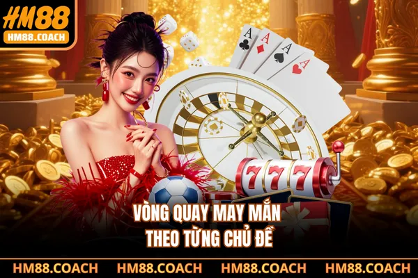 Vòng quay may mắn theo từng chủ đề